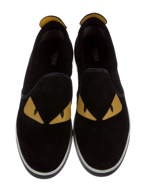 fendi sock style sneakers|fendi monster slip on sneakers.